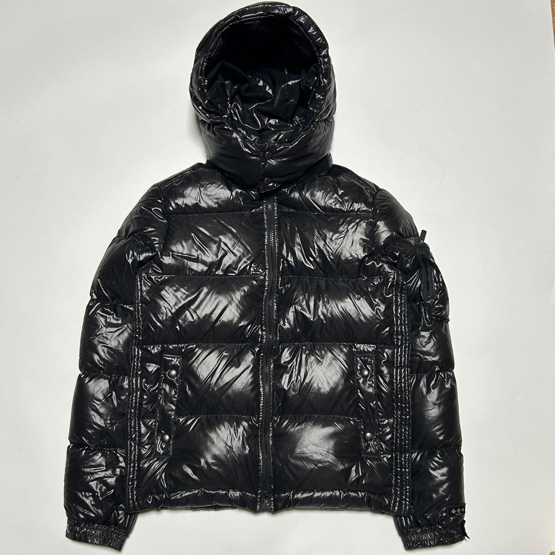 02/Mサイズ　TATRASタトラス　KRAZ　ブラック　ダウンジャケット　光沢