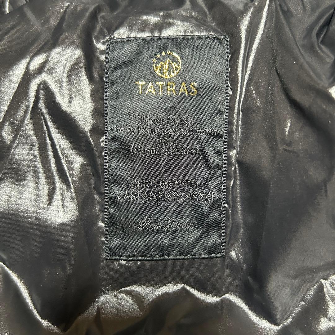 02/Mサイズ　TATRASタトラス　KRAZ　ブラック　ダウンジャケット　光沢