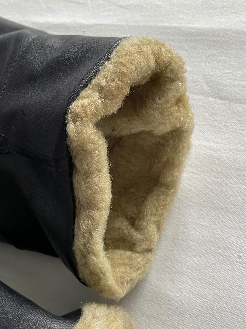 40s BELSTAFF ベルスタッフ PVC ボア ライダース ジャケット