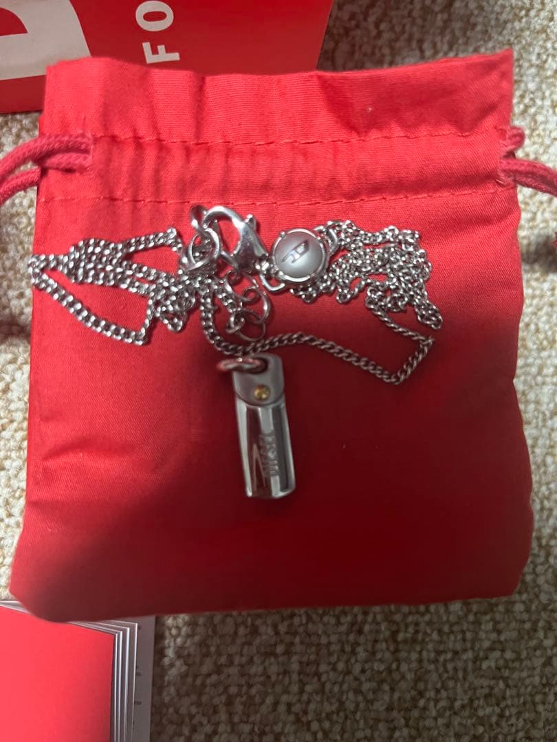 DIESEL シルバー色 ネックレス ギフトバッグ付き