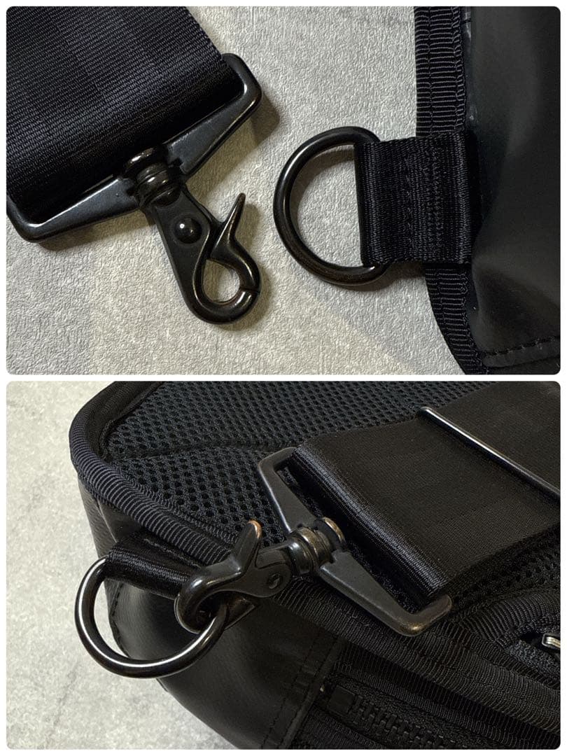 【美品】PORTER ポーター ヒート スリングバック ブラック ボディバック