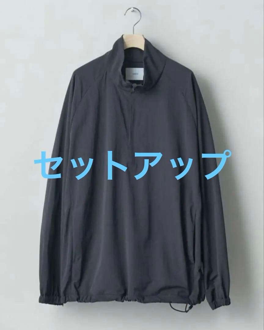 ジャケット・アウター stein windproof nylon half zip pullover