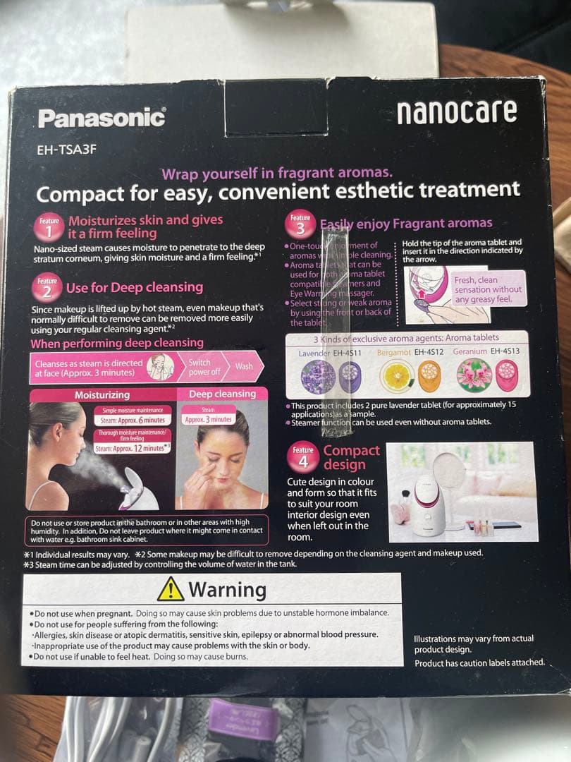 パナソニック スチーマー 海外用 nanocare フェイススチーマーナノケア