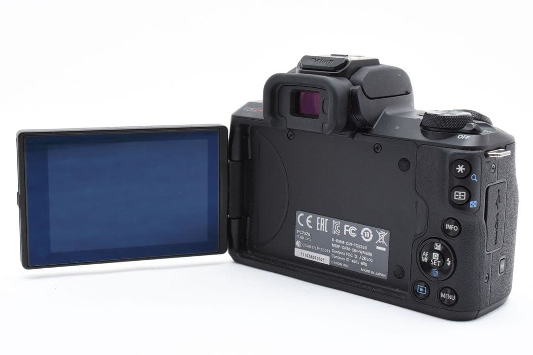 美品 Canon EOS Kiss M ミラーレス一眼カメラ Wi-Fi搭載