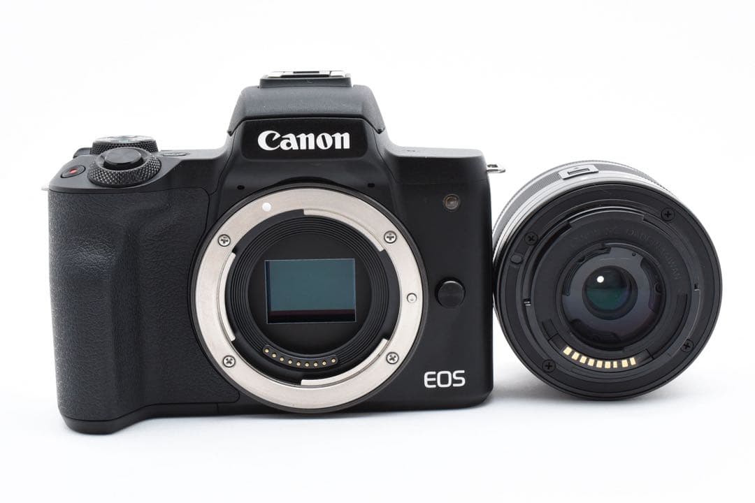 美品 Canon EOS Kiss M ミラーレス一眼カメラ Wi-Fi搭載