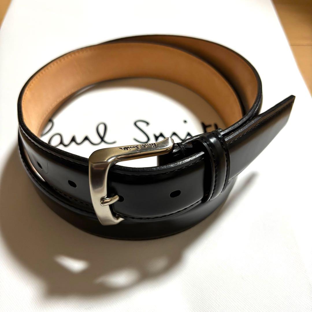 Paul Smith 激レア　シェルコードバン　黒　ベルト　84 ほぼ未使用品