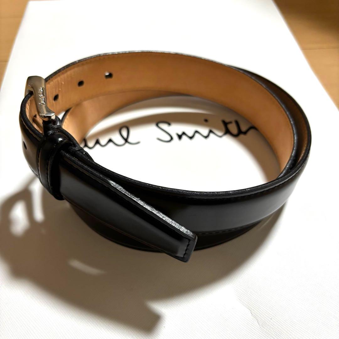 Paul Smith 激レア　シェルコードバン　黒　ベルト　84 ほぼ未使用品