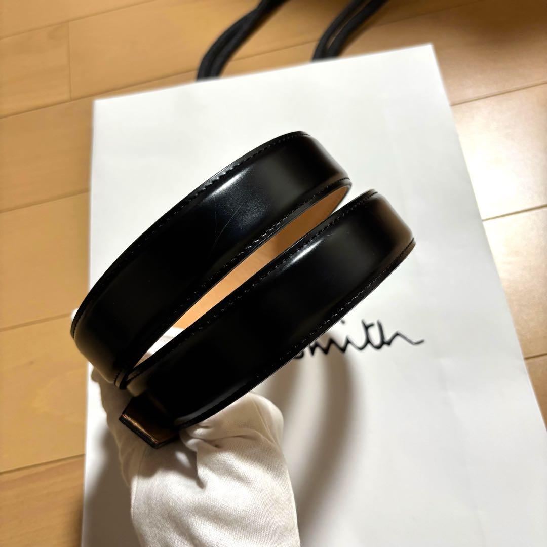 Paul Smith 激レア　シェルコードバン　黒　ベルト　84 ほぼ未使用品