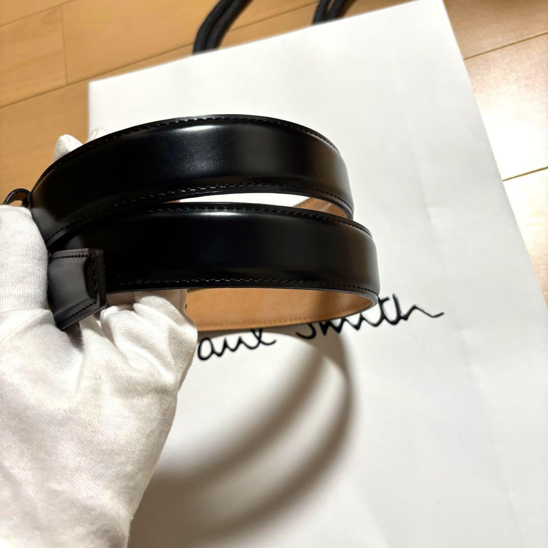 Paul Smith 激レア　シェルコードバン　黒　ベルト　84 ほぼ未使用品