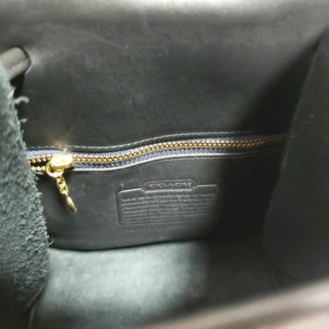 COACH オールドコーチ ターンロック ミニリュック ダークネイビー
