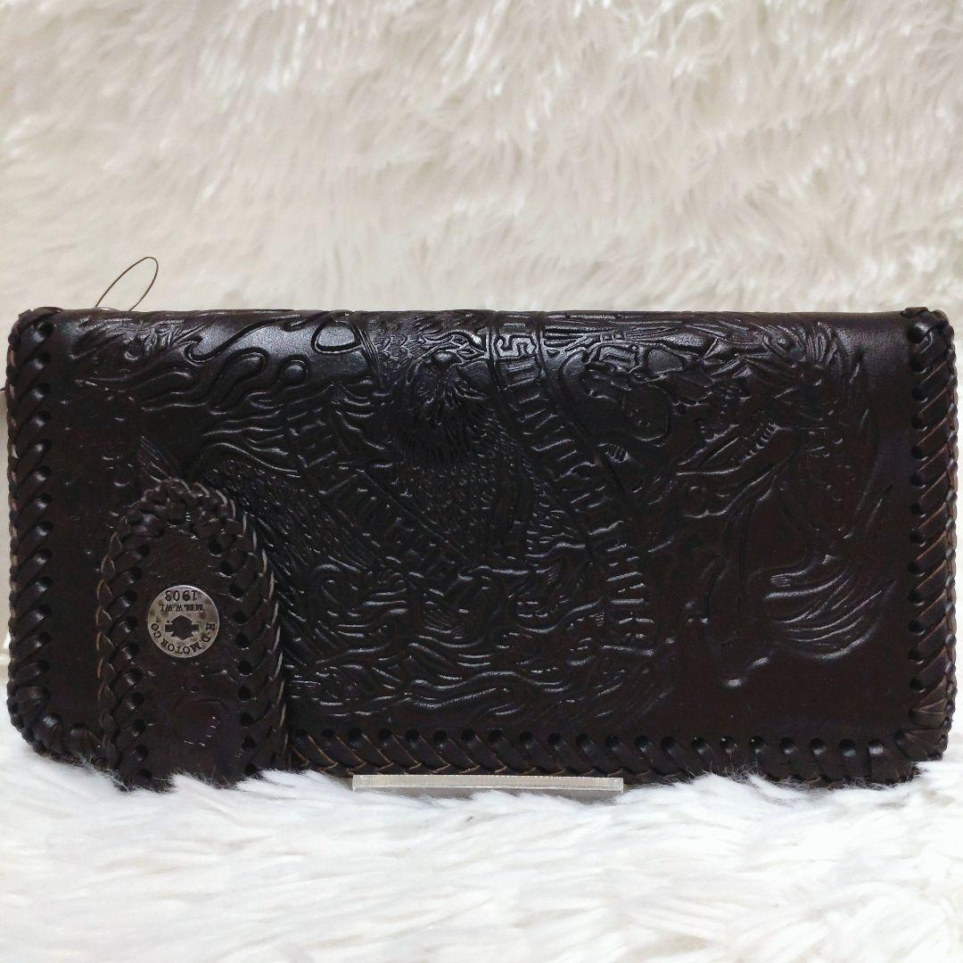 ✨️新品タグ付✨️　トラッカーウォレット　ハーレーダビッドソン　エンボス