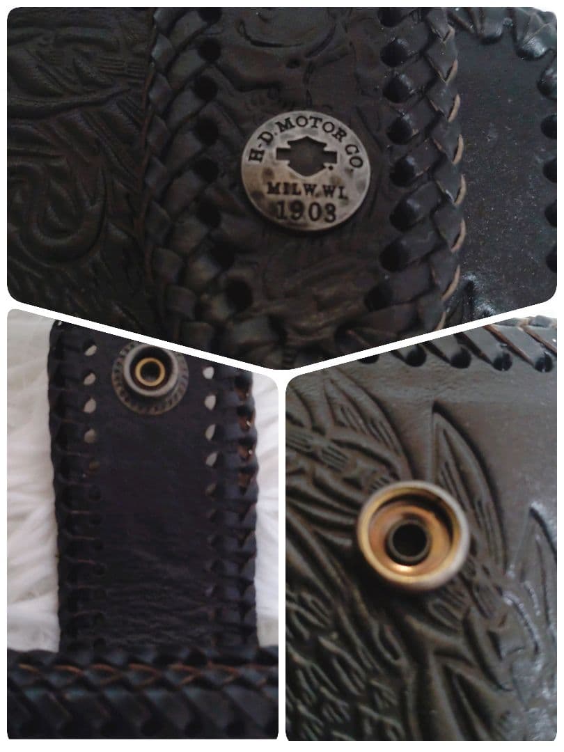 ✨️新品タグ付✨️　トラッカーウォレット　ハーレーダビッドソン　エンボス