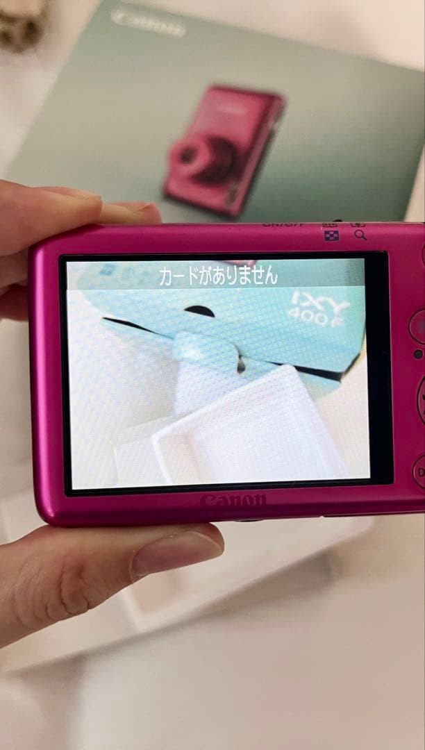 Canon IXY 400F ピンク