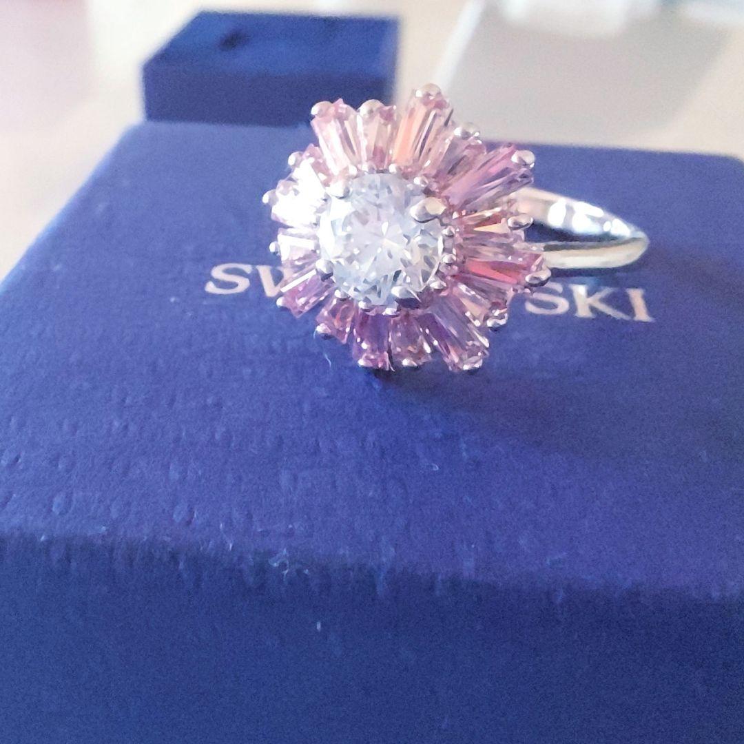 floraさん専用 55 Sunshine リング スワロフスキー