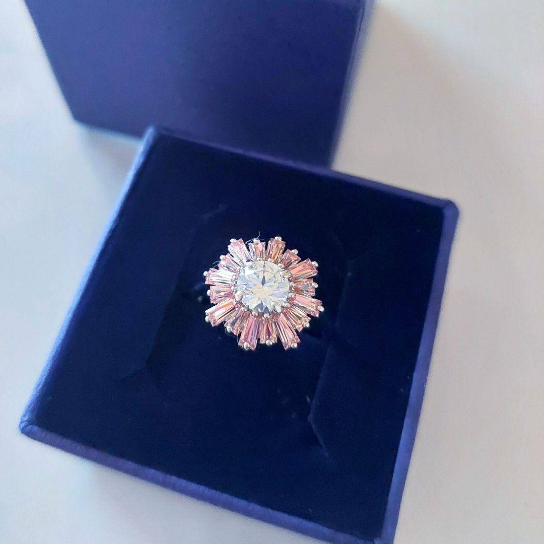 floraさん専用 55 Sunshine リング スワロフスキー