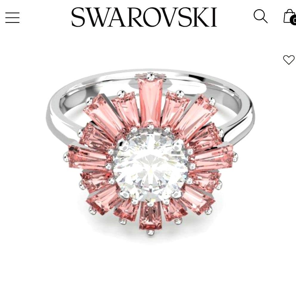 floraさん専用 55 Sunshine リング スワロフスキー