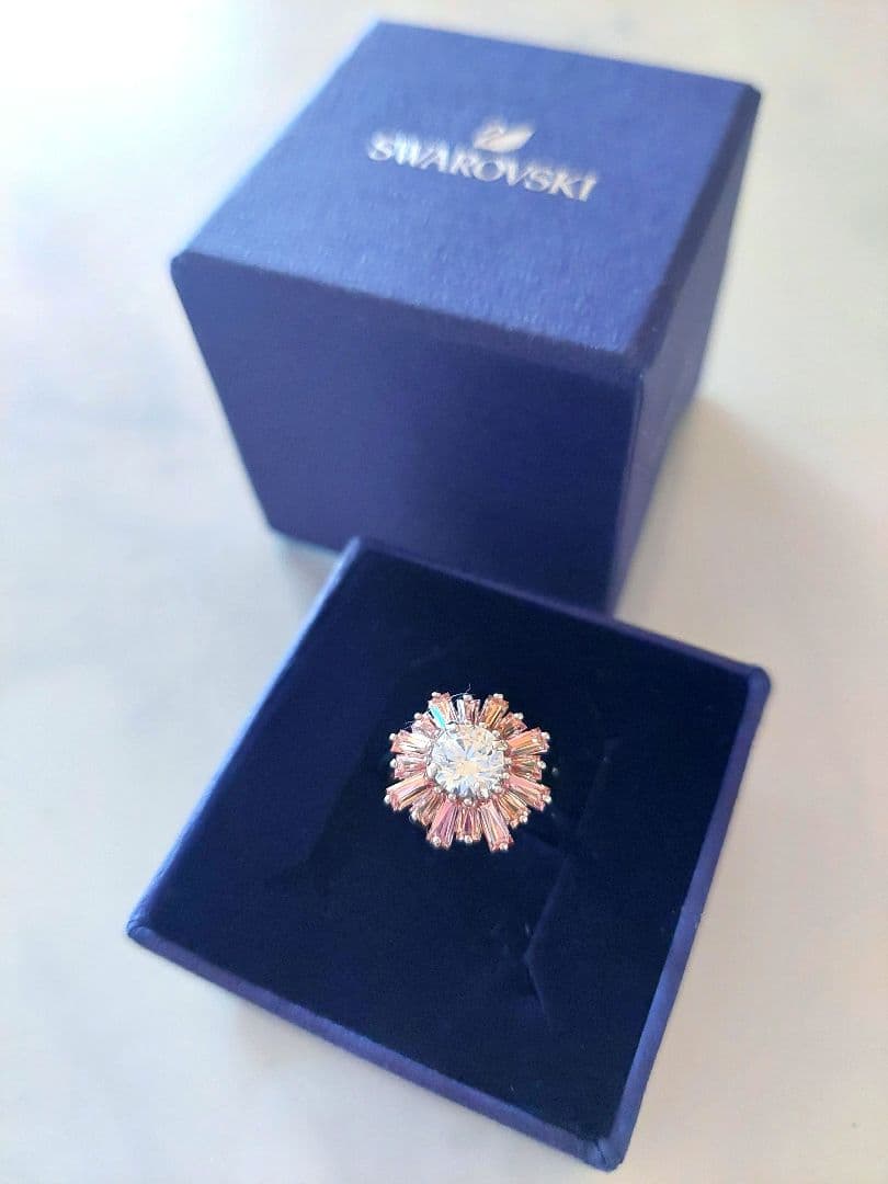 floraさん専用 55 Sunshine リング スワロフスキー