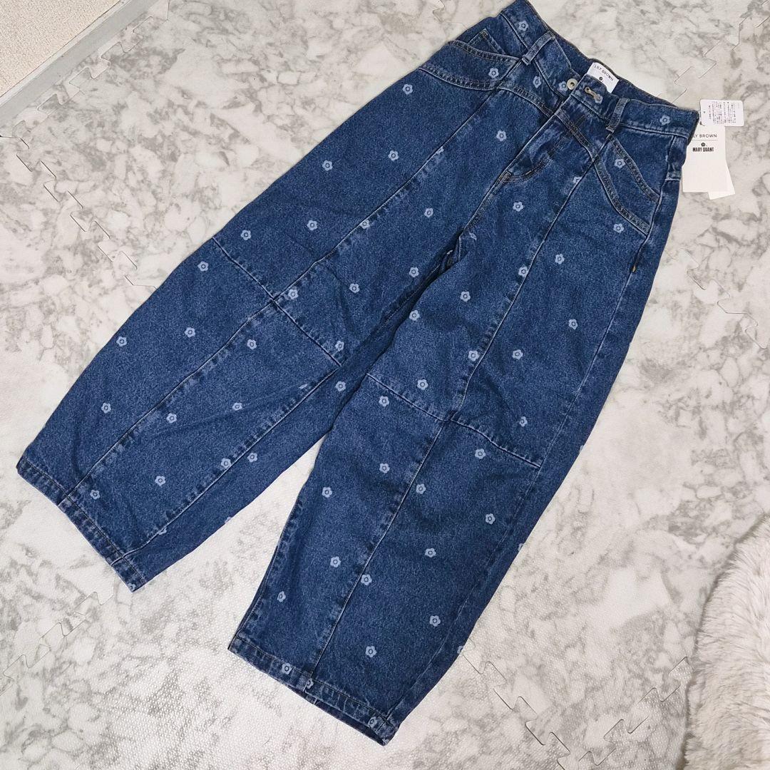 0サイズ リリーブラウン マリークワント デニム コラボ ジーンズ マリクワ