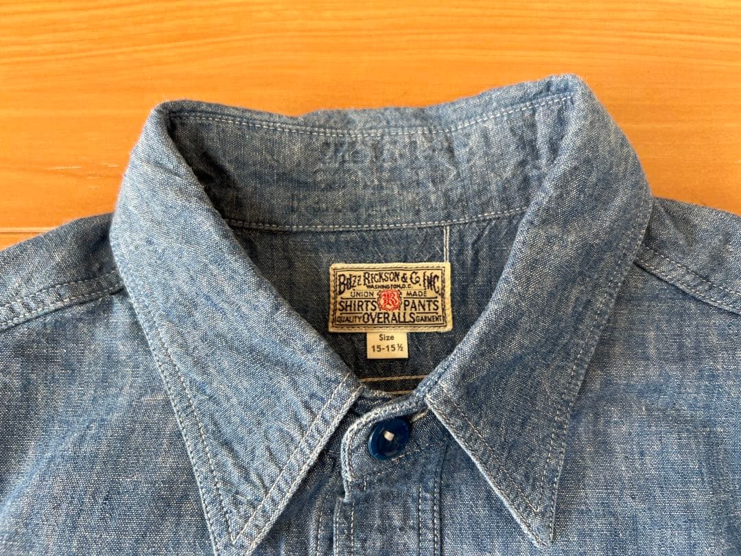 BUZZ RICKSON’S バズリクソンズ シャンブレーワークシャツ