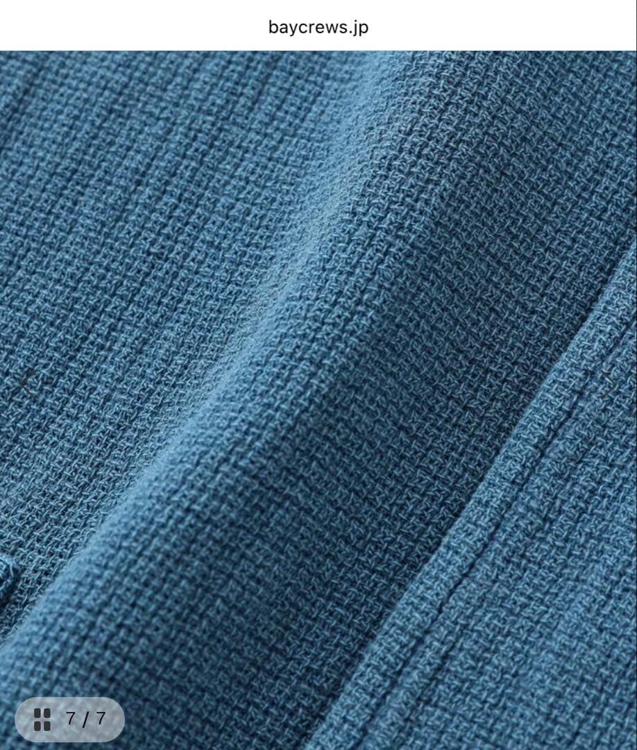 タグ付き新品 J.S.stead / サルファー CL パナマ シャツ