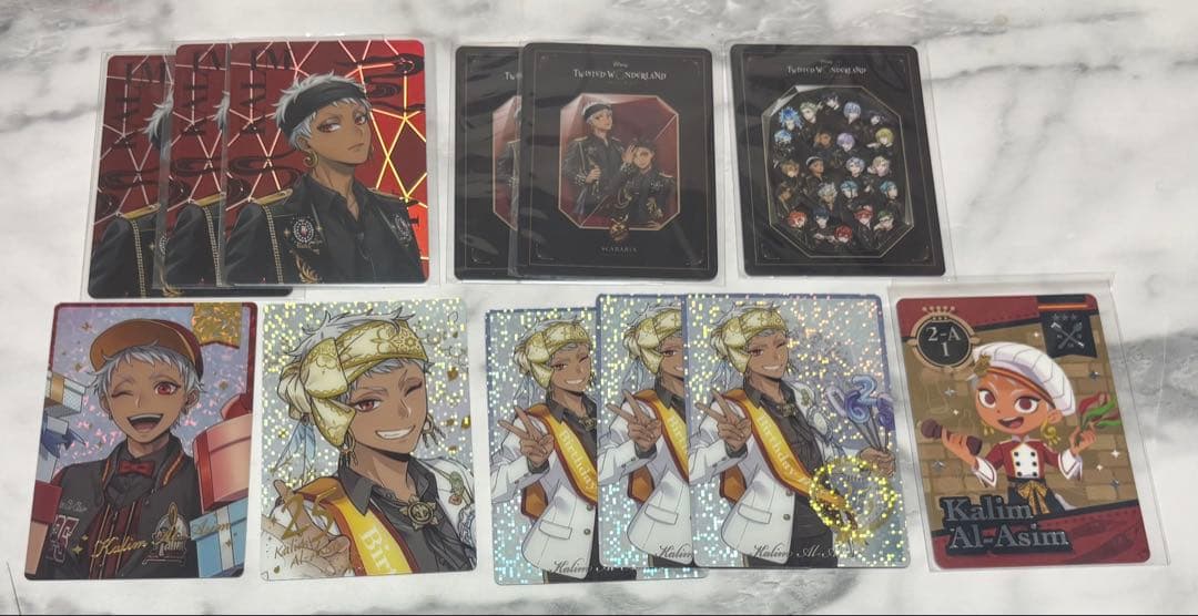 り*の様 ツイステ カリム ツイステ展 ウエハース カード まとめ売り