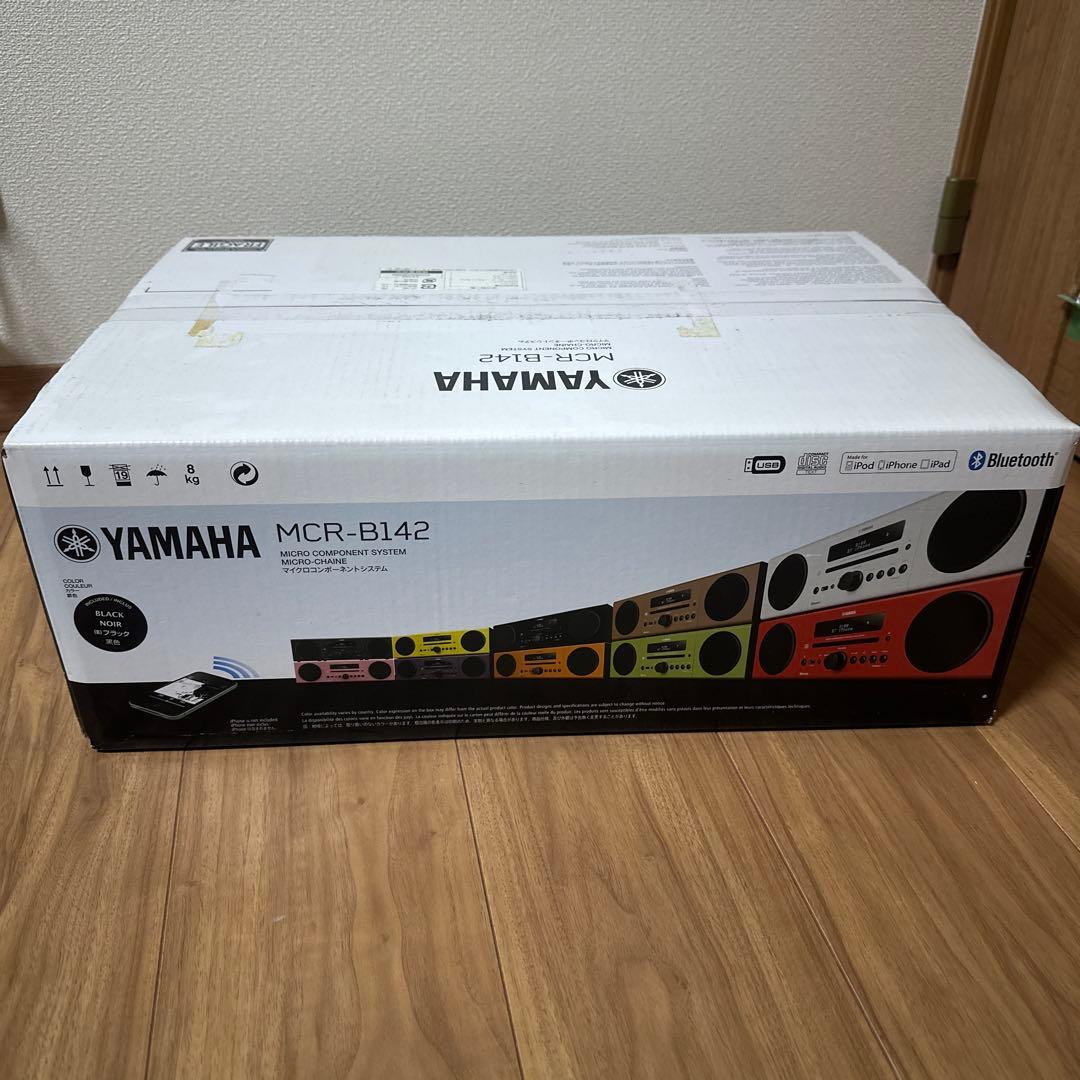 未使用　YAMAHA MCR-B142 マイクロコンポーネントシステム　ブラック
