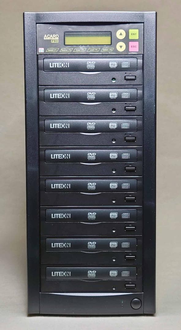 CD/DVDデュプリケーター(ACARD PRO)　1対7