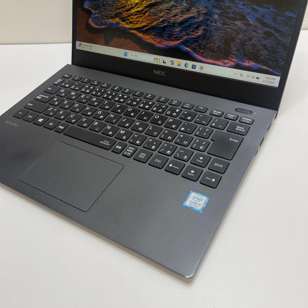 Windowsノート本体 #823 NEC VersaPro VG-6 i5-8265U 8GB 128G
