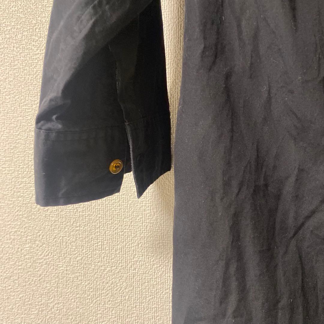 Vivienne Westwood オーブ刺繍　ブラック長袖シャツ 46 5分丈