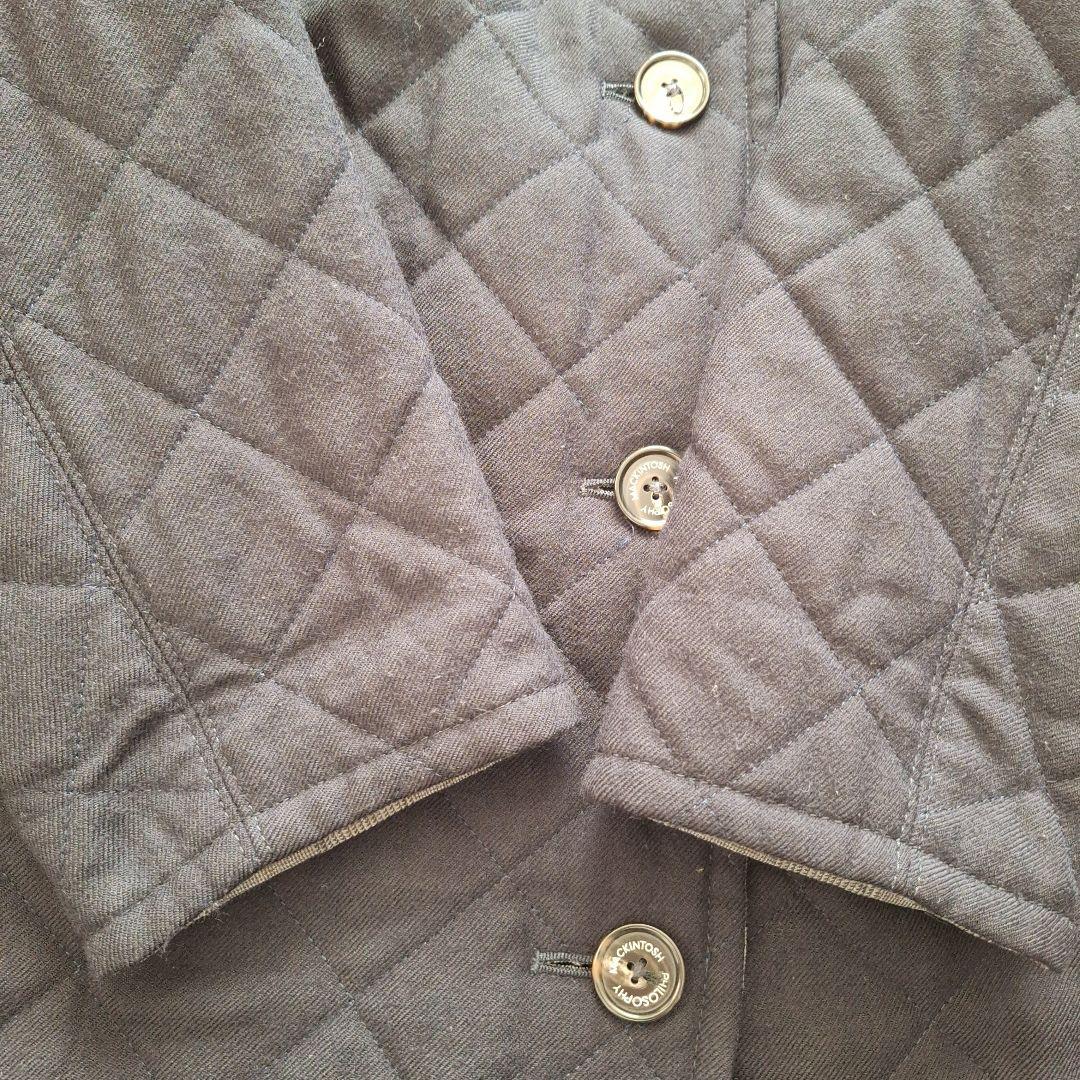 マッキントッシュ　リバーシブル　ノーカラー コート　36