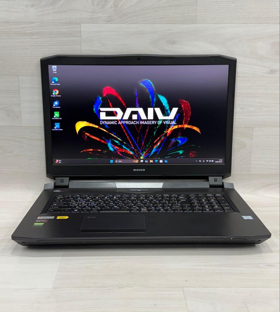 9世代RTX i7メモリー32GB/512GB+1TB / 17.3型 4K
