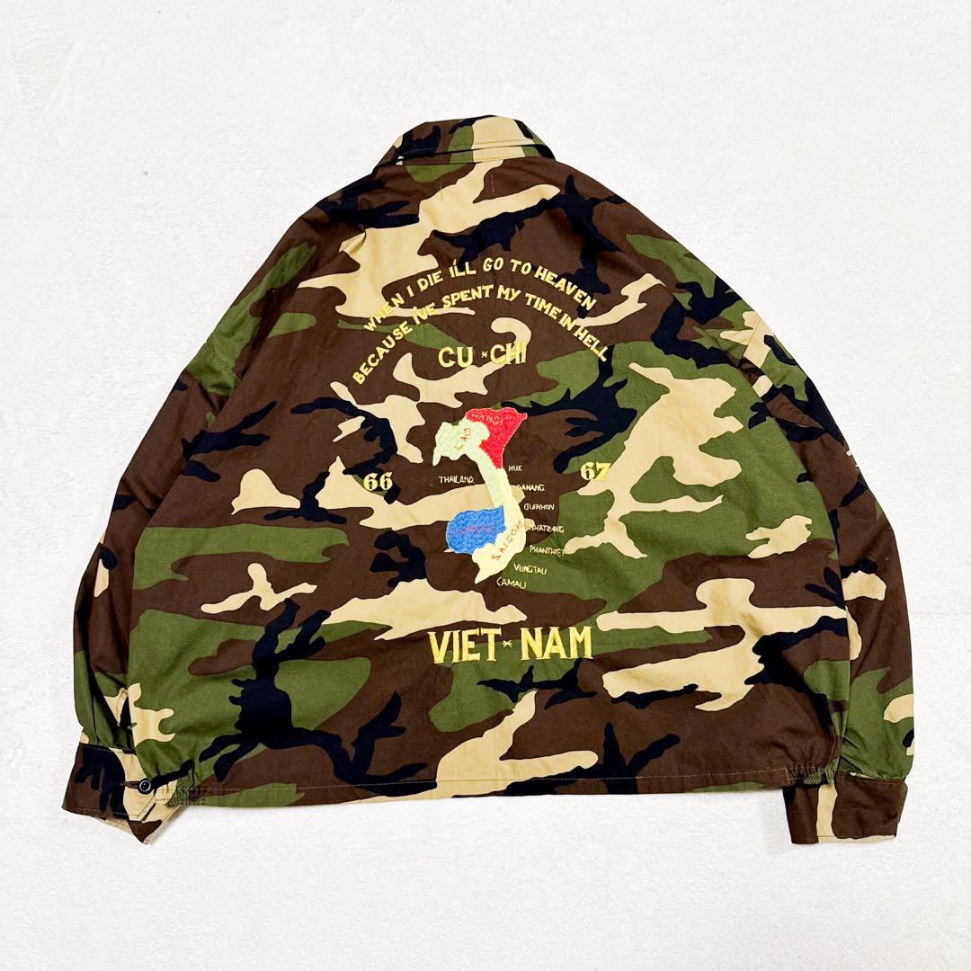 極美品 ジエダ モンキータイム コラボ ベトジャン カモ柄 迷彩 ベトナム 2