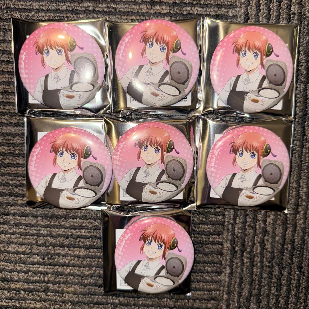 銀魂 ヤマダ電機 YAMADA 特典 缶バッジ 神楽 7個セット