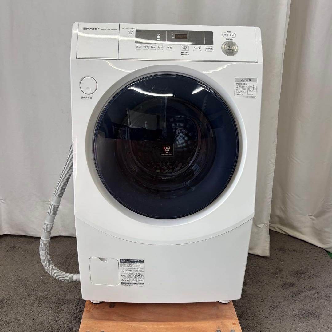 942❤️　ドラム式洗濯機　10キロ　SHARP　乾燥付き　安い　綺麗　設置無料