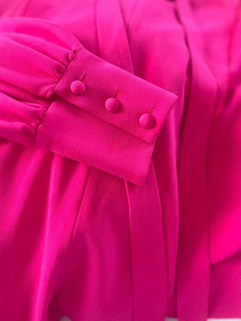 ADORE バックサテンジョーゼットブラウス