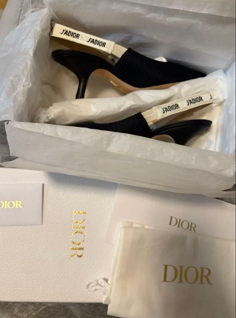 dior J'Adior スリングバックパンプス37.5