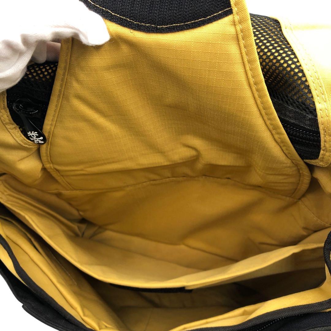 CRUMPLER クランプラー メッセンジャーバッグ 黒 大容量 斜め掛け ロゴ