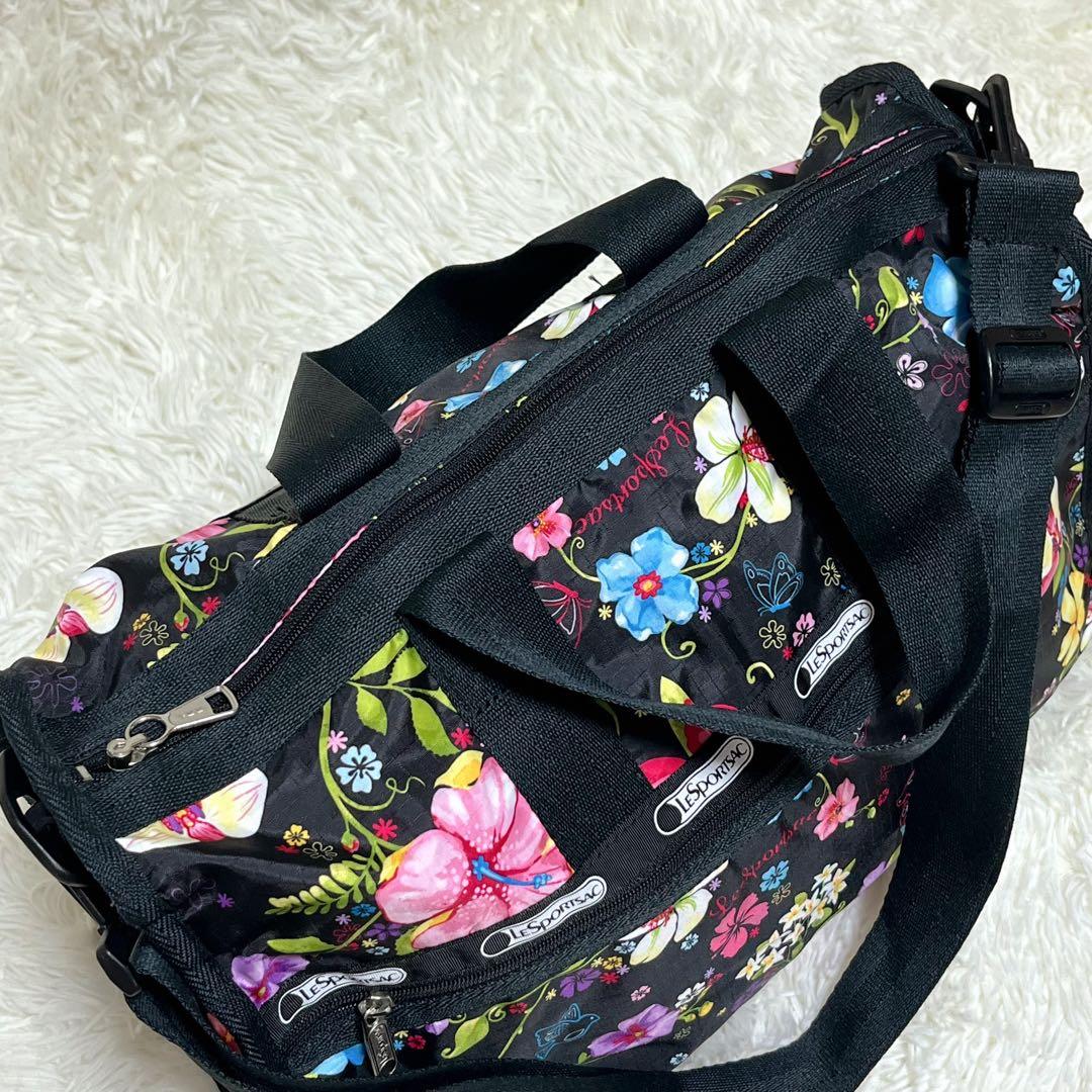 ⭐︎ハワイ限定⭐︎ レスポートサック ボストン ショルダー 2way ポーチ 鍵 花