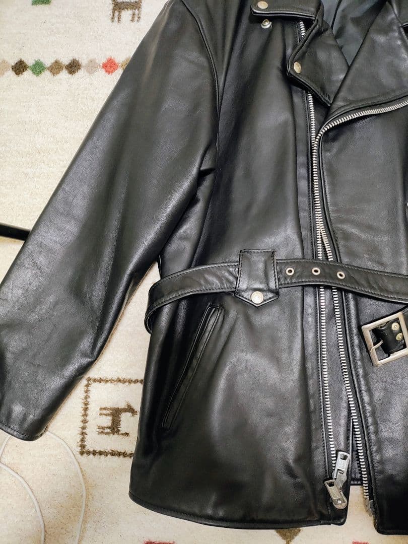 perfecto schott nyc 46サイズ　革ジャン　コート　ロング