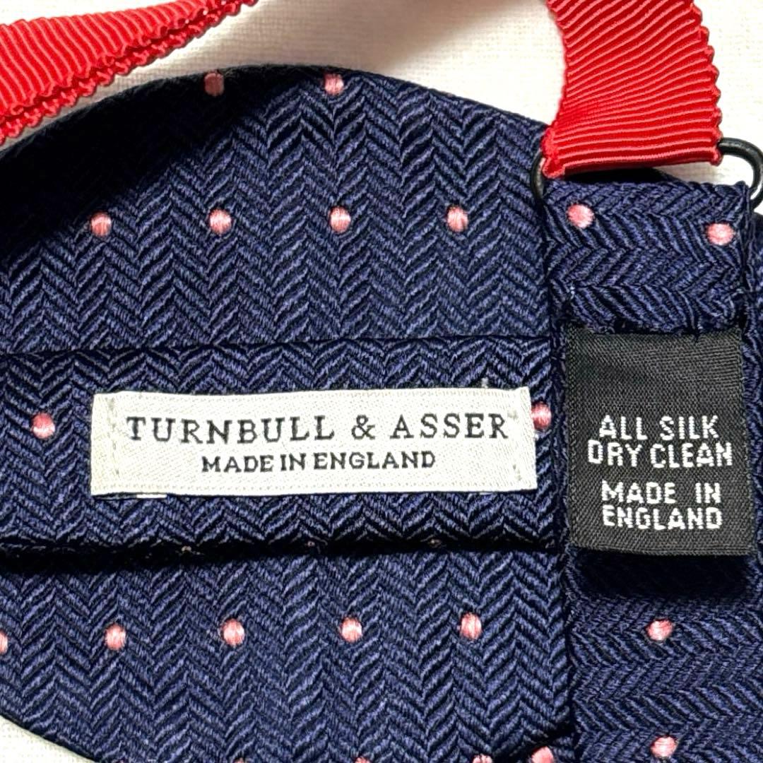 TURNBULL&ASSER ターンブル＆アッサー　蝶ネクタイ　ネイビー　美品