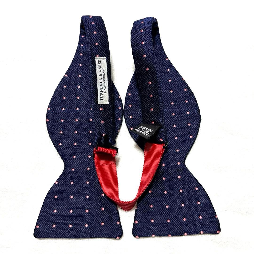 TURNBULL&ASSER ターンブル＆アッサー　蝶ネクタイ　ネイビー　美品