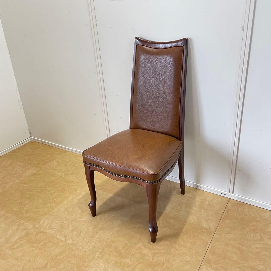 マルニ木工 ベルサイユ チェア① 猫脚 鋲打ち チェア 椅子 イス アンティーク