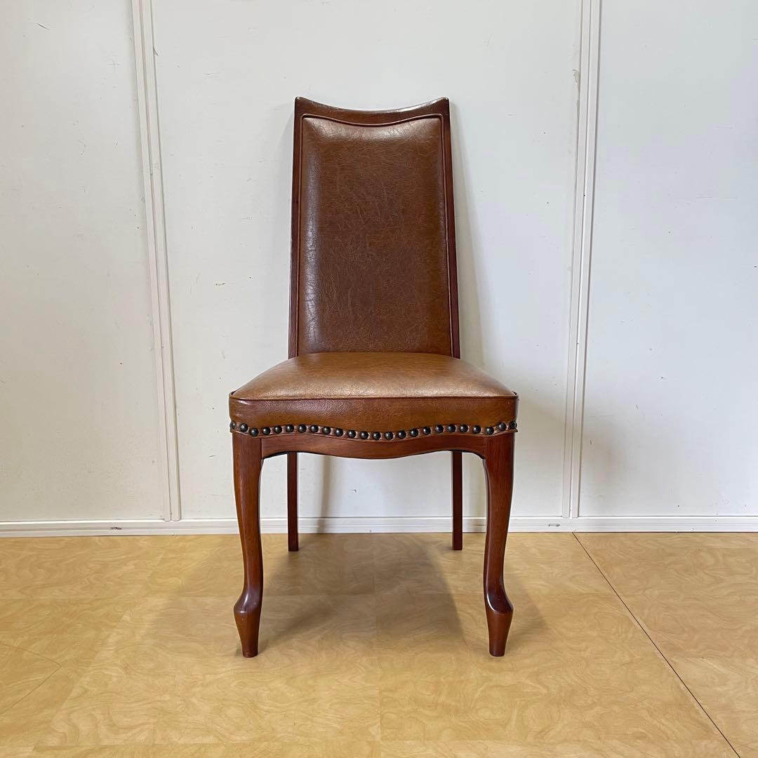 マルニ木工 ベルサイユ チェア① 猫脚 鋲打ち チェア 椅子 イス アンティーク