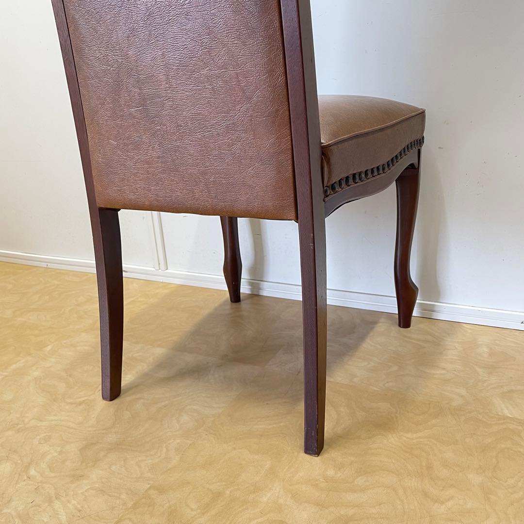 マルニ木工 ベルサイユ チェア① 猫脚 鋲打ち チェア 椅子 イス アンティーク