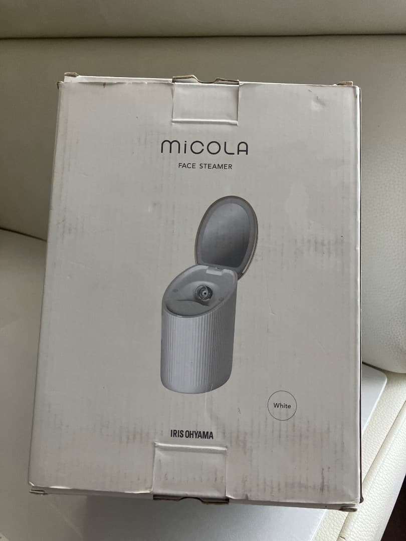 アイリスオーヤマ MiCOLA　フェイススチーマー　FST-101 ホワイト