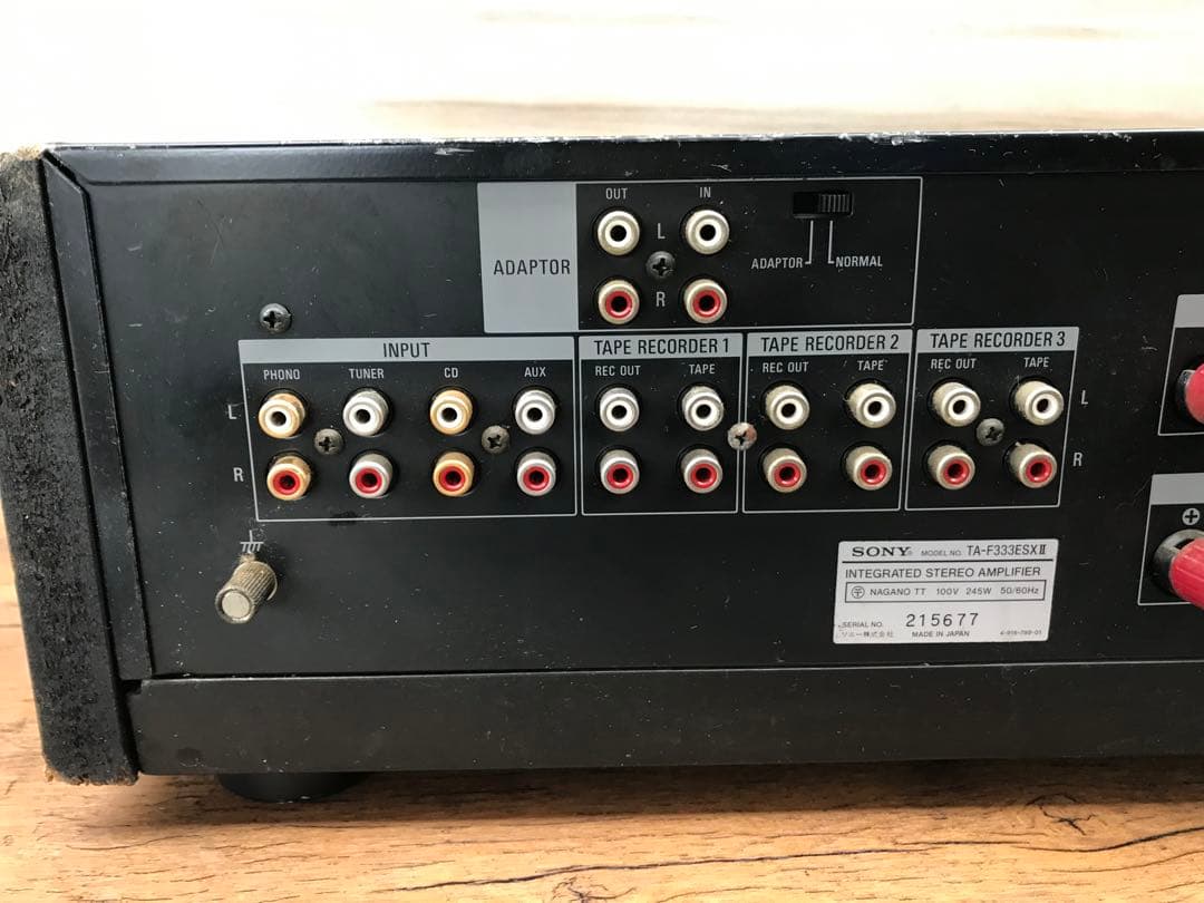 SONY 333ESXⅡ プリメインアンプ　動作良好(F52)