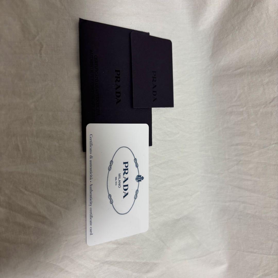 【美品】PRADA カナパ　コスメポーチ　ロゴポーチ