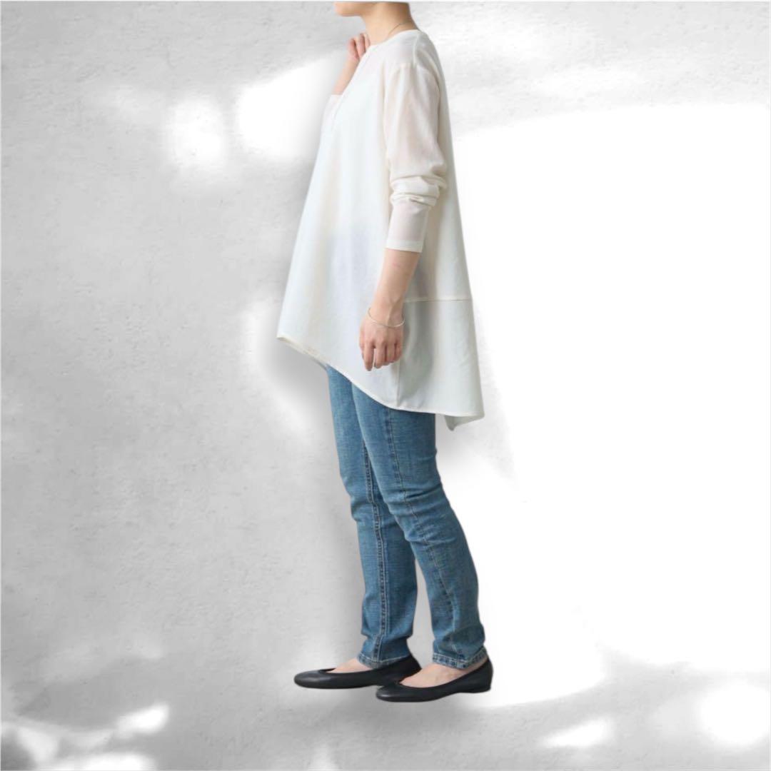 【専用】beardsley後ろドレープTブラウス　0サイズ