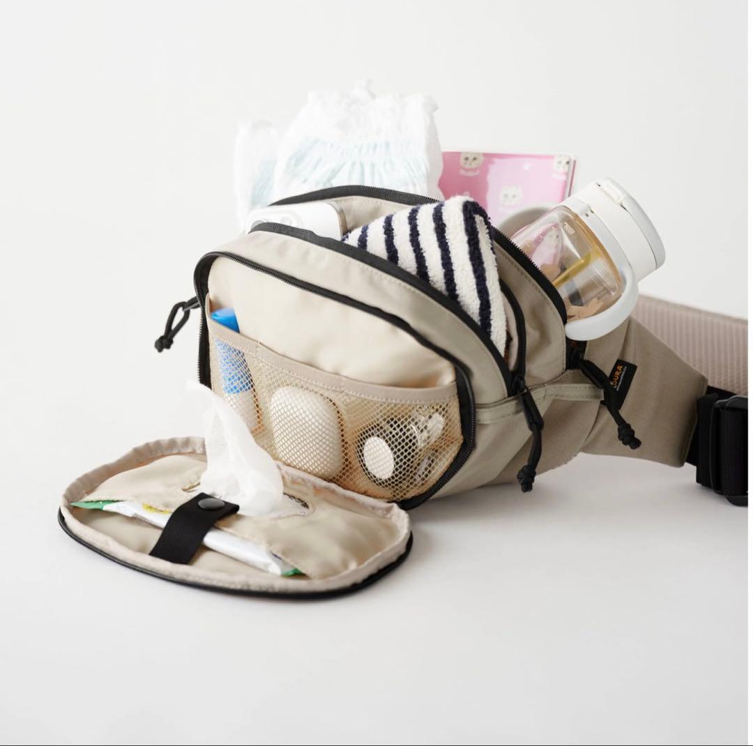 【美品】Hugoo Dual Hip Seat ハグー ヒップシート ベージュ