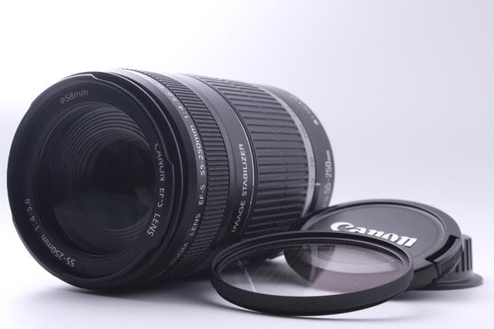 ■ 極美品 ■キヤノンCANON EF-S 55-250mm ISおまけ付き